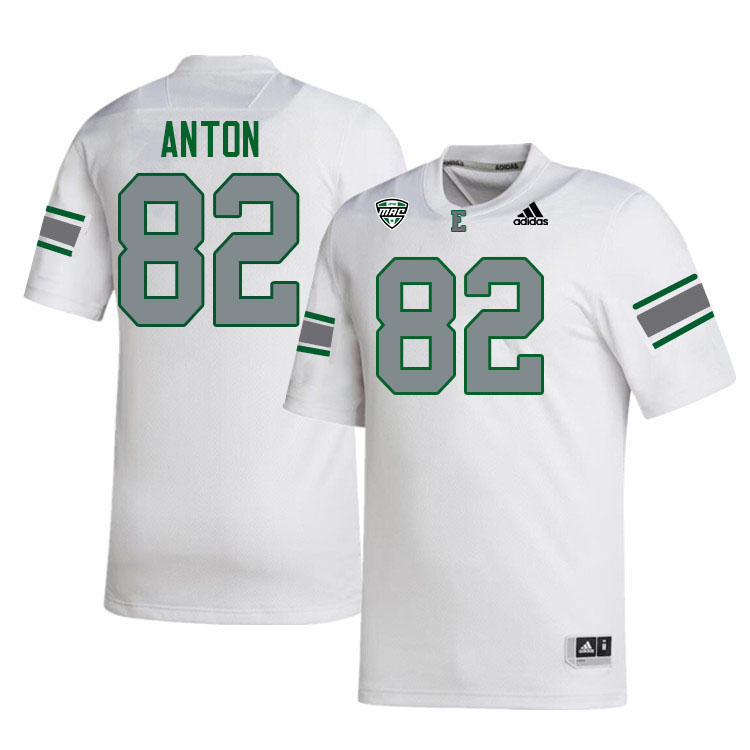 Eastern Michigan Eagles #82 Cedric Anton College Football Jerseys Stitched Sale-White
